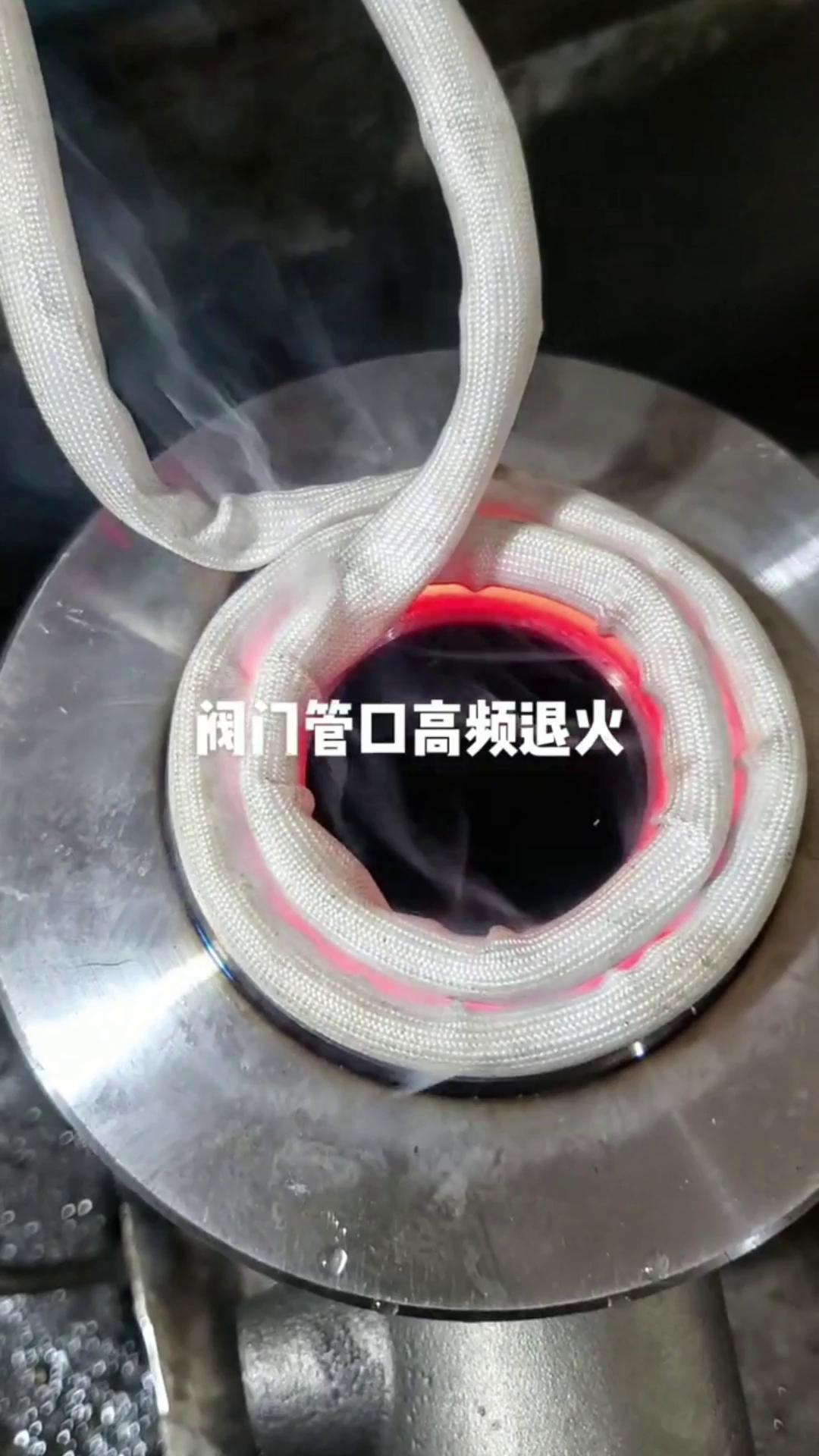 閥門管口高頻退火加熱 高頻香蕉视频污污退火設備 