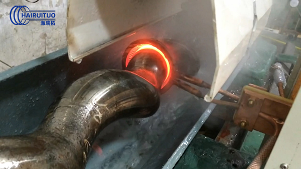 高頻香蕉视频污污加熱設備80kw對76mm曲軸自動化淬火